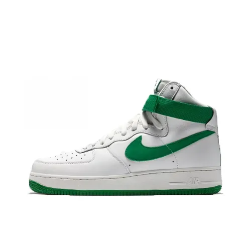 Nike Air Force 1 Skateboard Shoes Men High-Top White/Green