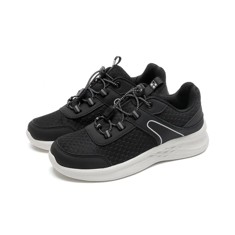 Mulinsen Moisture Wicking, Rebound Height Increasing, Lightweight, Breathable Low Top Casual Shoes Women's Black-2
