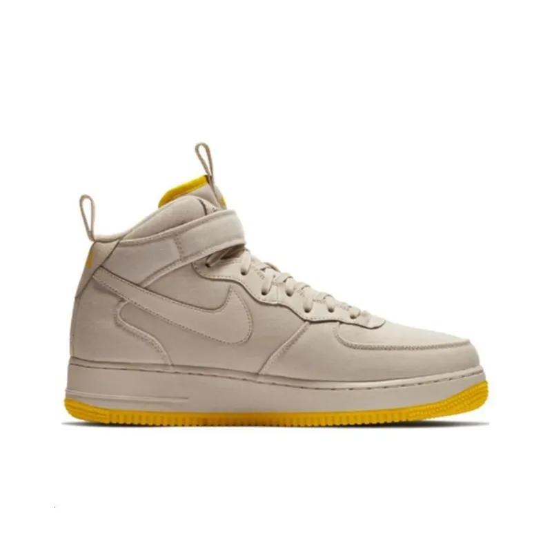 Nike Air Force 1 Mid Canvas Desert Sand Vivid Sulfur-1
