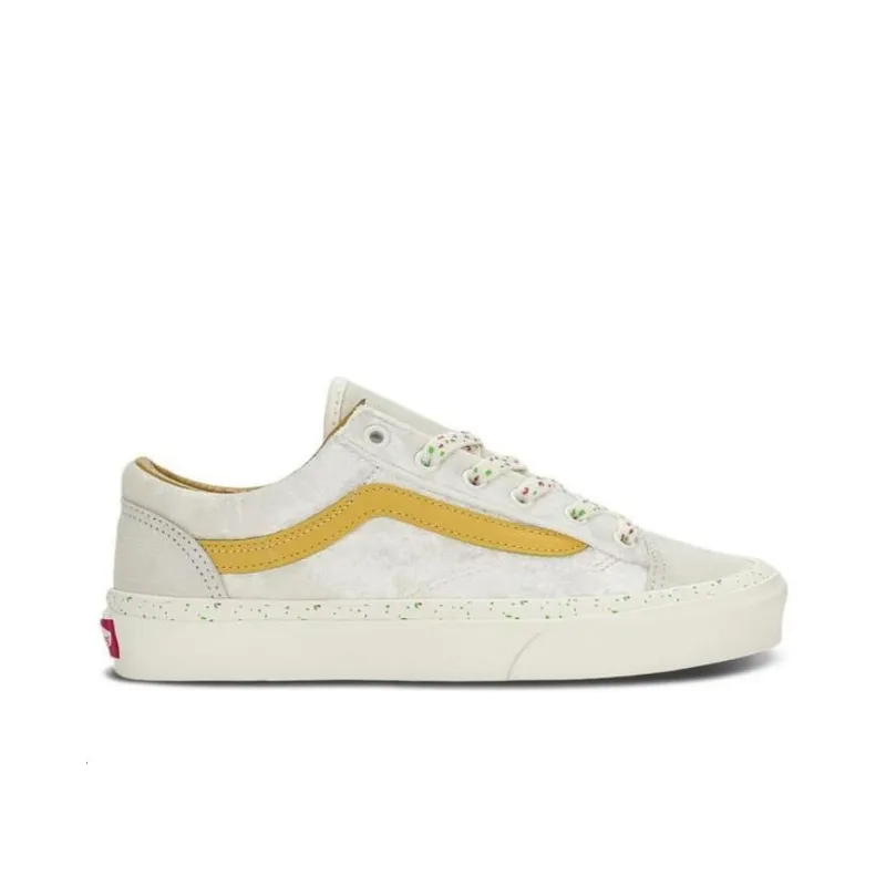 Vans Style 36 Leather Pop 'White Yellow'-1