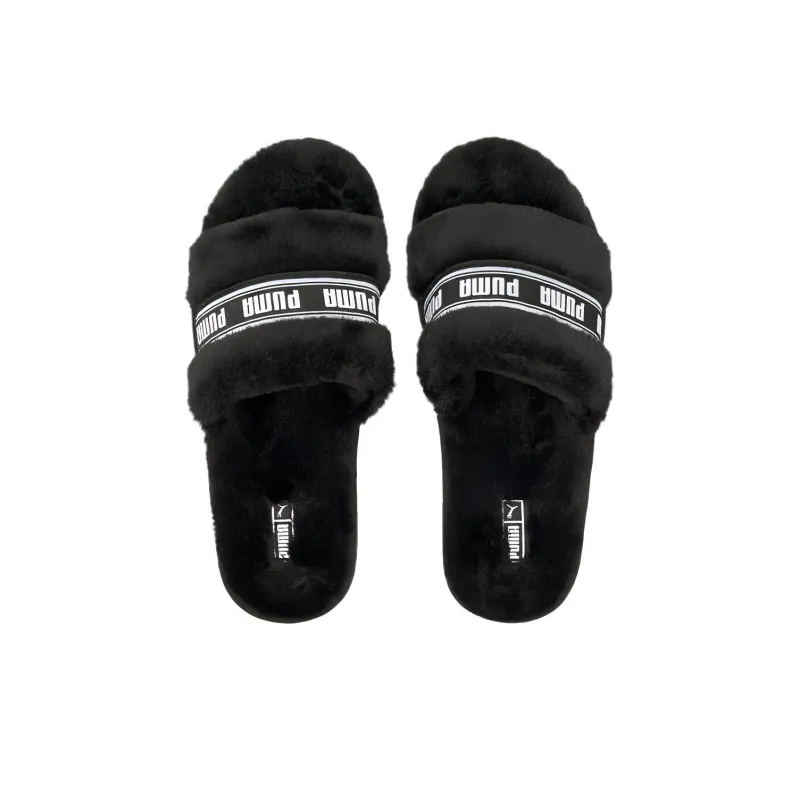 PUMA Fluff Slide 'Black' Women's-3