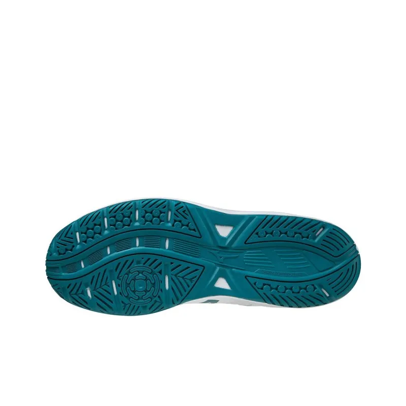 Mizuno Tennis Shoes Men Low Top White/Green-4