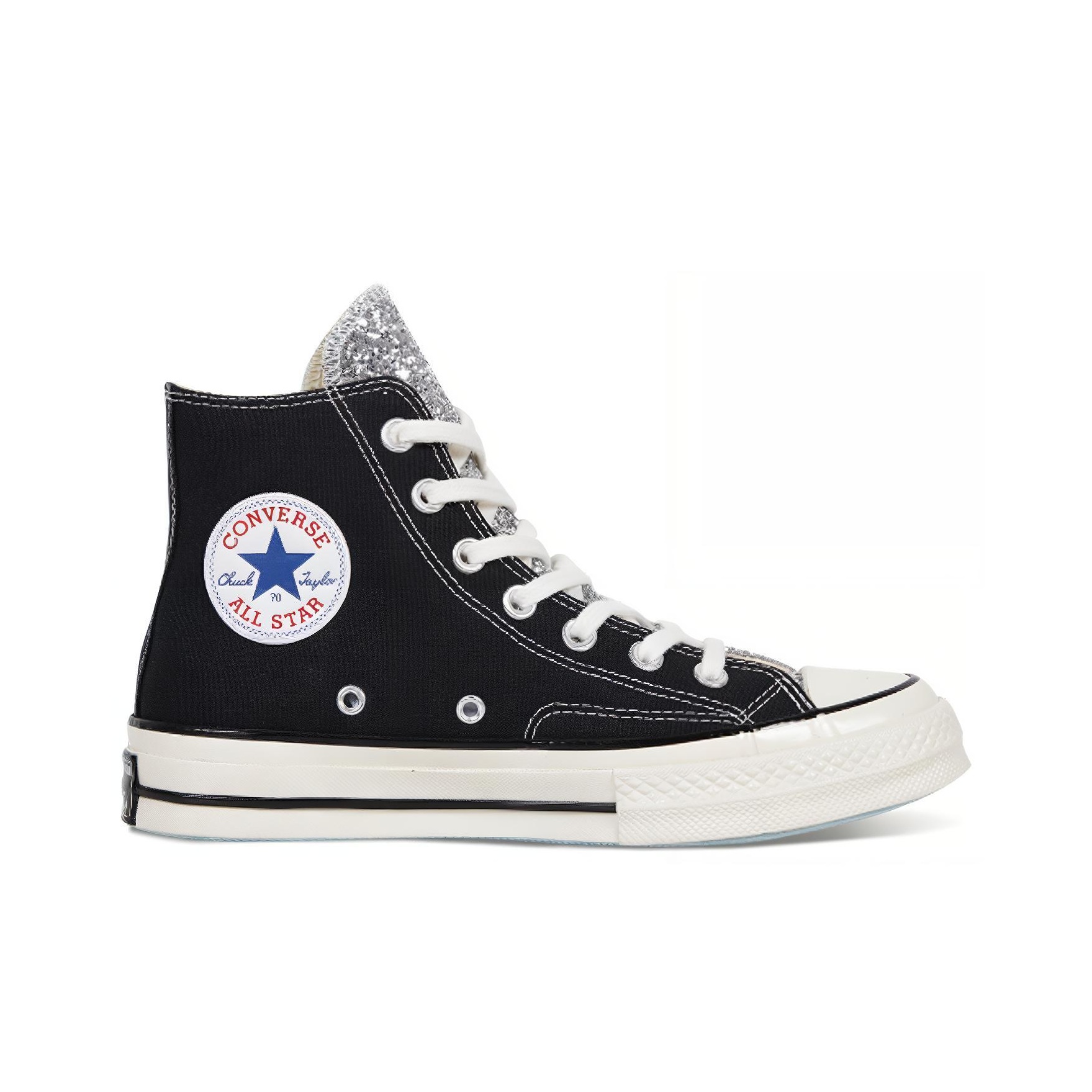 Chuck 70 Chiara Ferragni X Women s Converse Black Silver POIZON