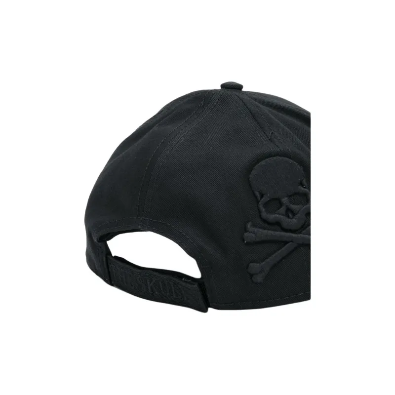 PHILIPP PLEIN Cotton Baseball Caps Men's Black-1