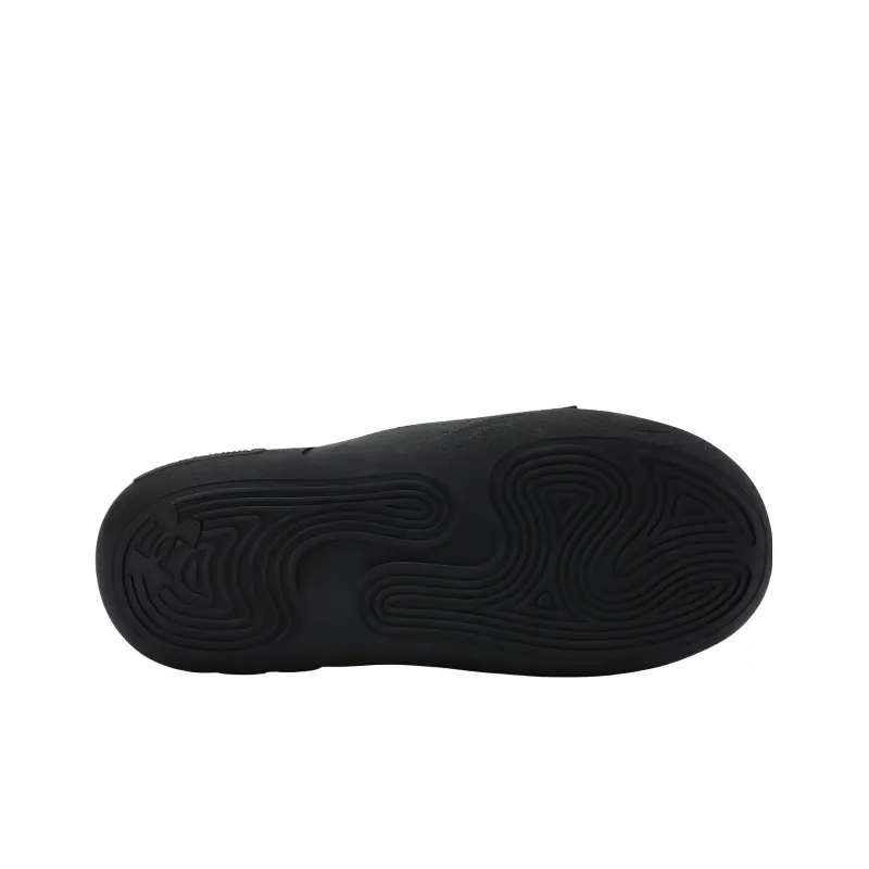 Under Armour Alpha EVA Rubber Sole Slip-Resistant Abrasion-Resistant Casual Slippers Unisex Black Green Yellow-4