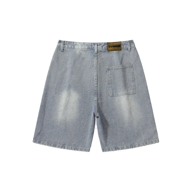 YOUSHIQI Denim Shorts Unisex-1