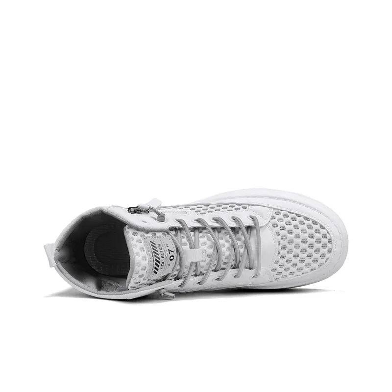CAHHRRN Breathable Mid-Top Skateboard Shoes Men's-15