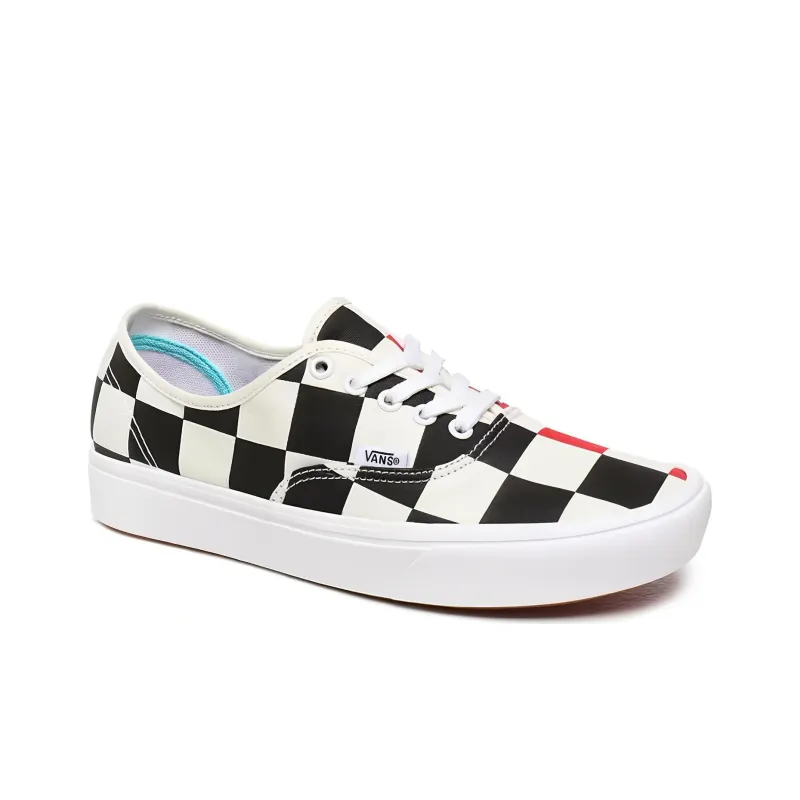 Vans Comfycush Authentic 'Black White Red'-2