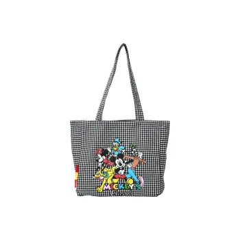 Disney Canvas Canvas Bag Handbag Shopping Bag Mom Bag Shoulder Bag Unisex Large Grid Small Grid