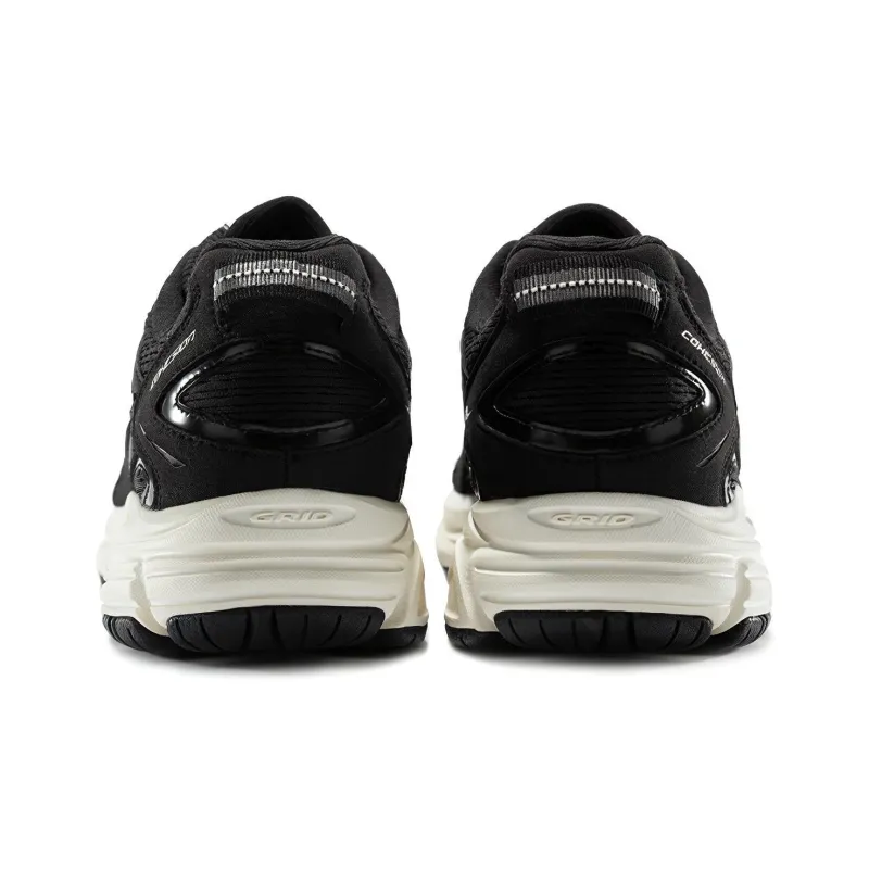 Saucony Cohesion 9 Cushioning Anti Slip Wear Resistant Breathability Low Top Casual Running Shoes Men's Black Loose Fit-3
