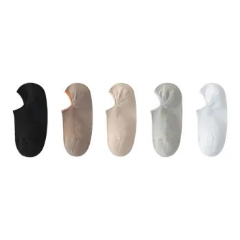 AUGUST No Show Socks Men's 5 Pack