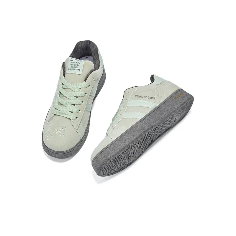Liddy Coverage Lightweight Breathable Low Top Skateboard Shoes Women's-9