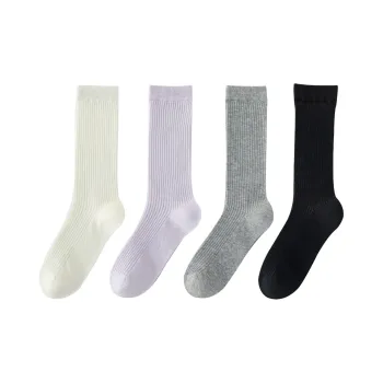 XXLLG Mid-Calf Socks Women's 4 Pack