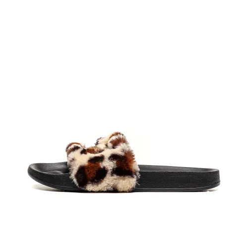 PUMA Leadcat Slide Slippers Women's Leopard