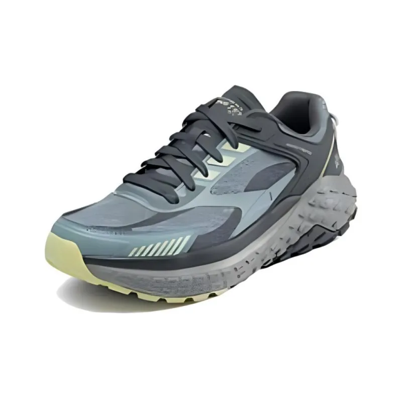 Skechers Sport Casual Shoes Men Low Top Gray Blue Yellow-2