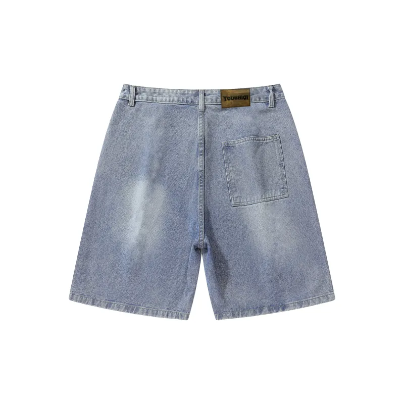 YOUSHIQI Denim Shorts Unisex-6