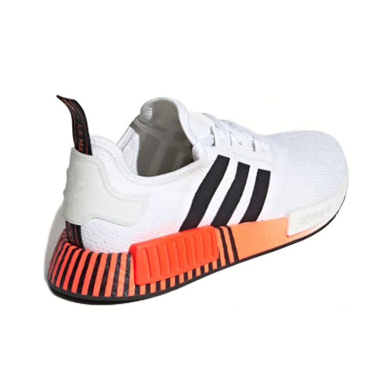 Adidas NMD_R1 'Glitch White Solar Red'-2