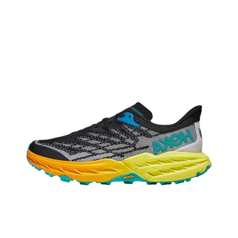 HOKA ONE ONE Speedgoat 5 Black Evening Primrose-0