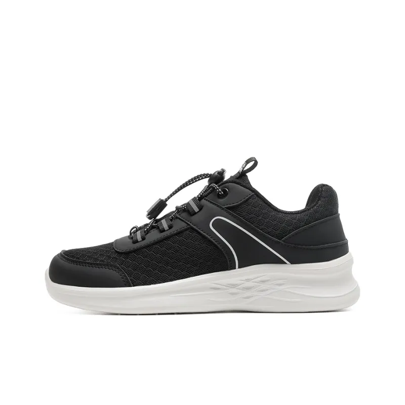 Mulinsen Moisture Wicking, Rebound Height Increasing, Lightweight, Breathable Low Top Casual Shoes Women's Black-0