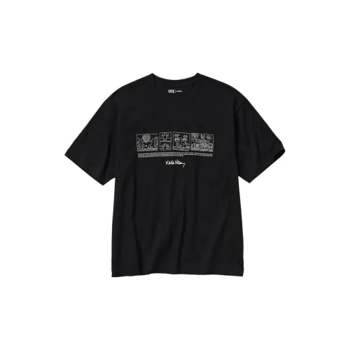 UNIQLO T-Shirts Unisex 09 Black