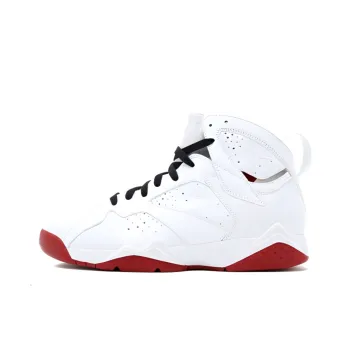 Jordan Air Jordan 7 'History Of Flight' Cushioned Slip Resistant High Top Vintage Basketball Shoes Men's White Red