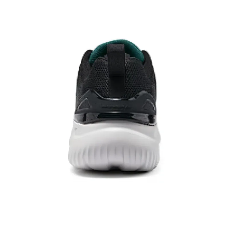 Skechers BOUNDER 2.0 Anti-Slip And Wear-Resistant Breathable Low-Top Casual Running Shoes Men's Black Blue-3