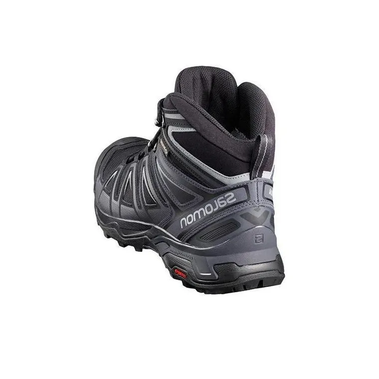 SALOMON X Ultra 3 Wear-Resistant High-Top Trekking Shoes Men's Black-2