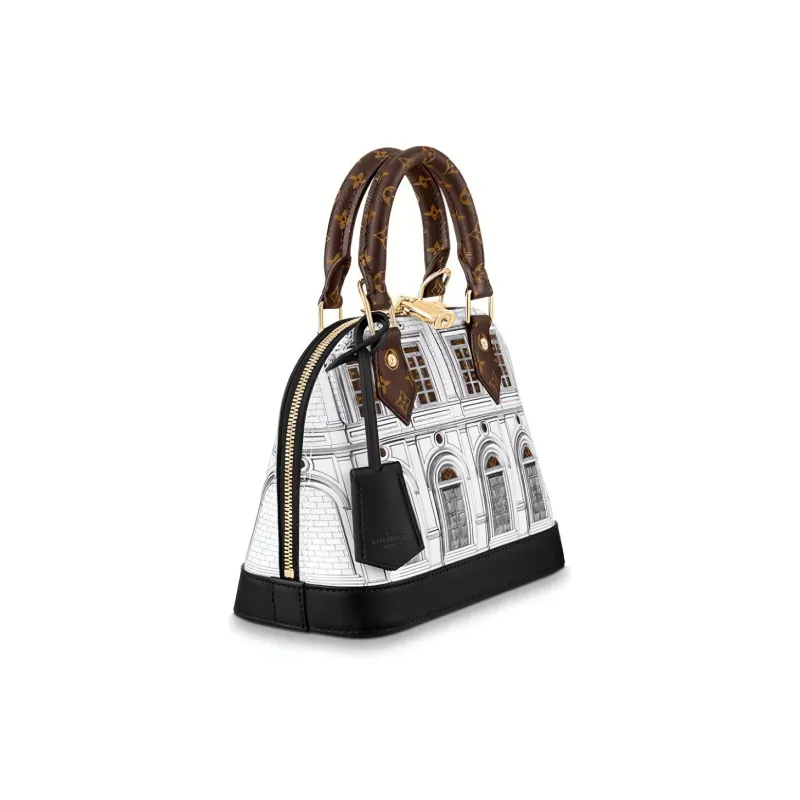 LOUIS VUITTON X Fornasetti Alma Bb Black/White-1