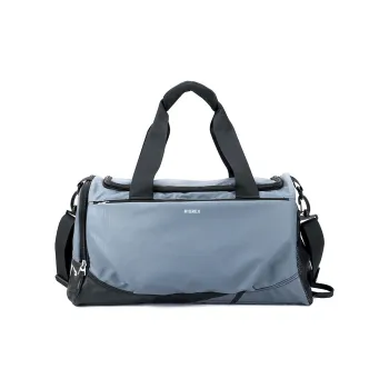 RIOREX Polyamide Gym Bag Handbag Crossbody Bag Travel Bag Regular Unisex Black/Gray