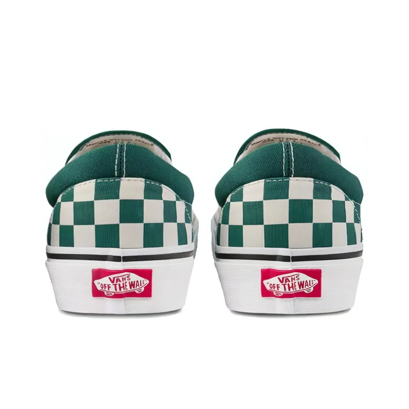 Slip On Classic Vans 'Checkerboard Green'-4