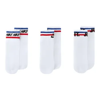 Nike Ankle Socks Unisex 3 Pack White