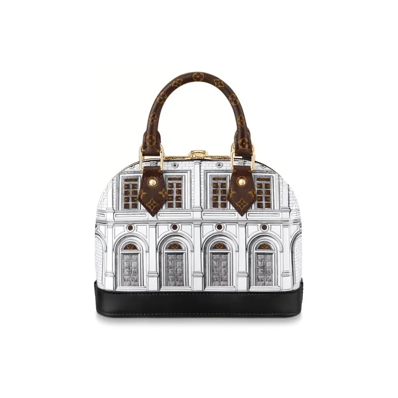 LOUIS VUITTON X Fornasetti Alma Bb Black/White-2