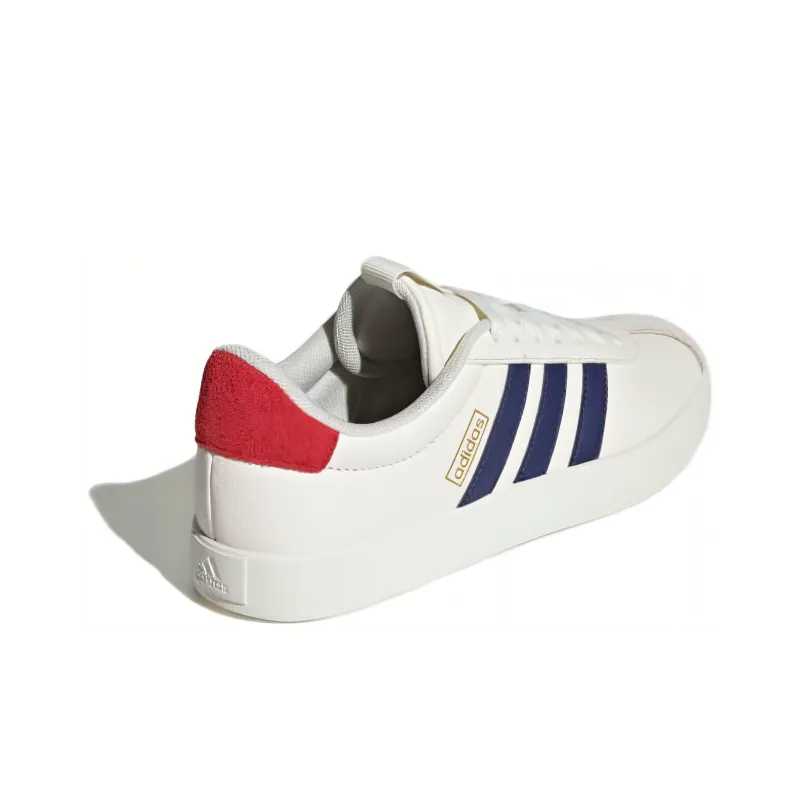 Adidas Vl Court 3.0 Low Off White Dark Blue Better Scarlet Women's-4