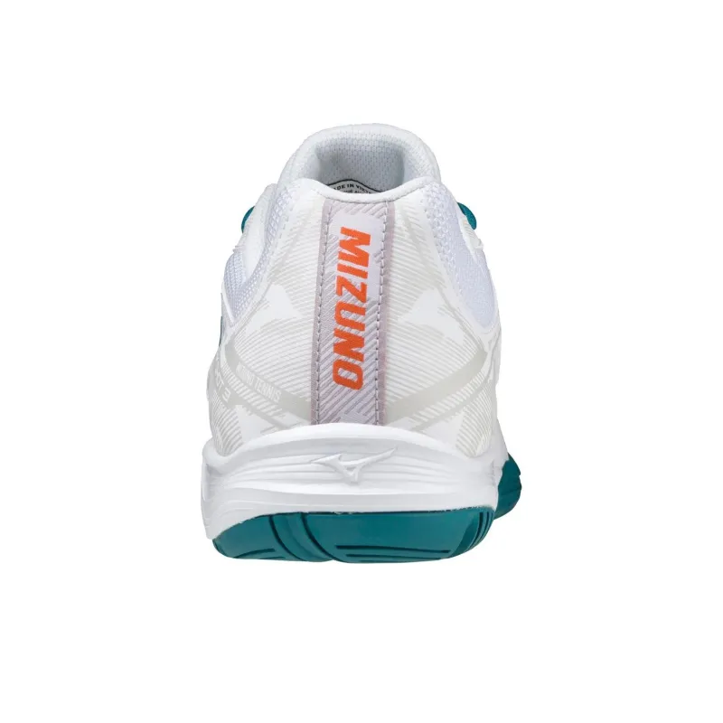 Mizuno Tennis Shoes Men Low Top White/Green-3