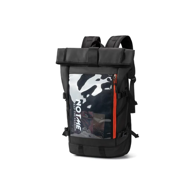 NOT ME Nylon Backpack Regular Unisex Cool Black-1
