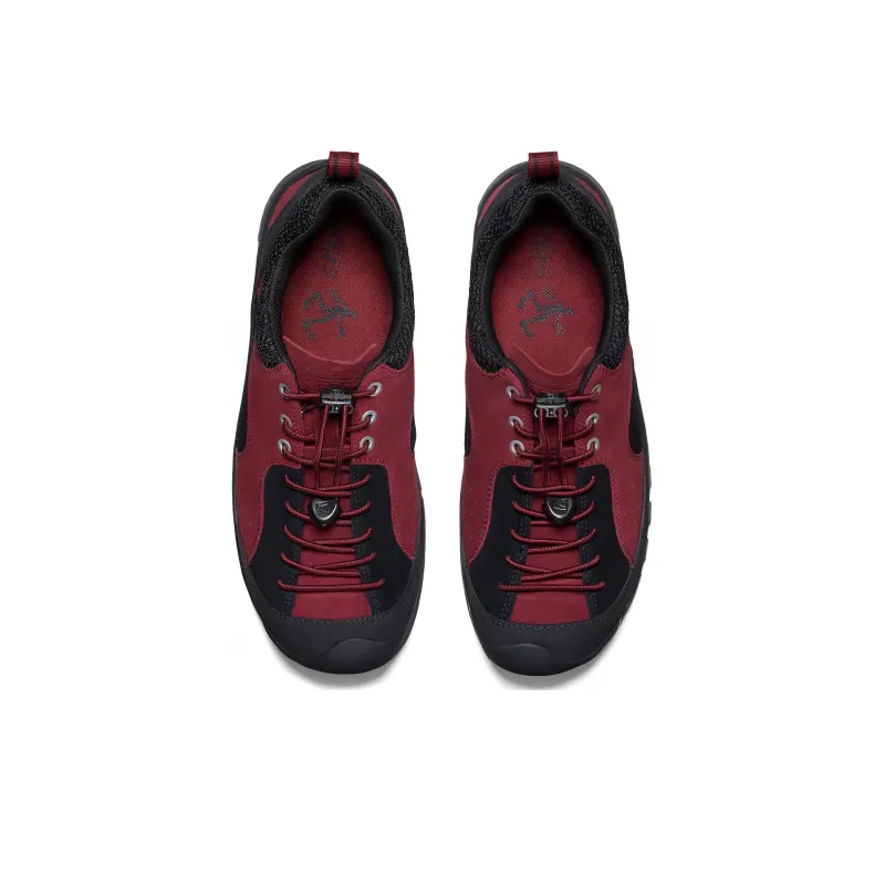 HIKING PATROL x KEEN Jasper Rocks Abrasion Resistant Low Top Hiking Shoes/Trekking Shoes Men's Burgundy-4