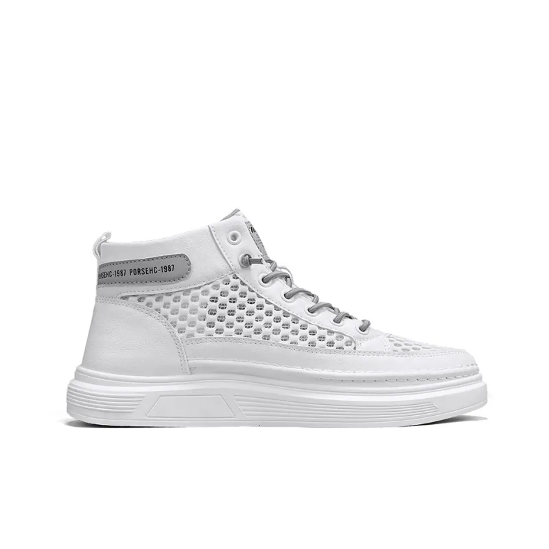CAHHRRN Breathable Mid-Top Skateboard Shoes Men's-13
