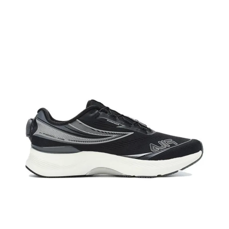 FILA BOA JOGGER M'S Anti Slip Wear Resistant Low Top Casual Running Shoes Men's Black Gray-1
