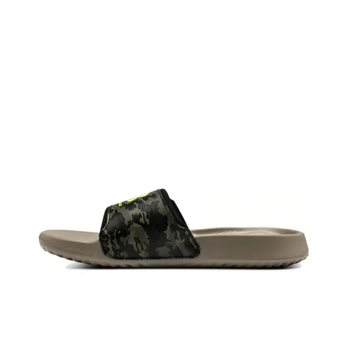 Under Armour Ignite Series Slide Slippers Men Forest Dog Taupe Gray