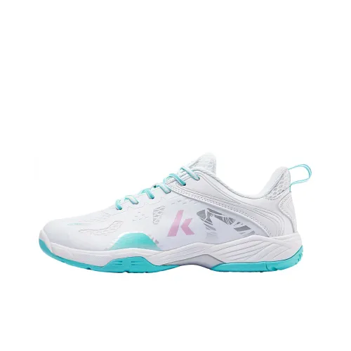 Kawasaki Cushioned Wear Resistant Breathable Quick Drying Mid Top Badminton Shoes Unisex