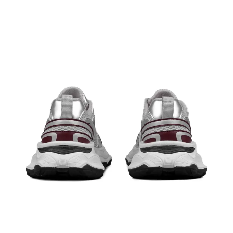 WENPU Cushioning Moisture Wicking Lightweight Low Top Chunky Sneakers Women's-5
