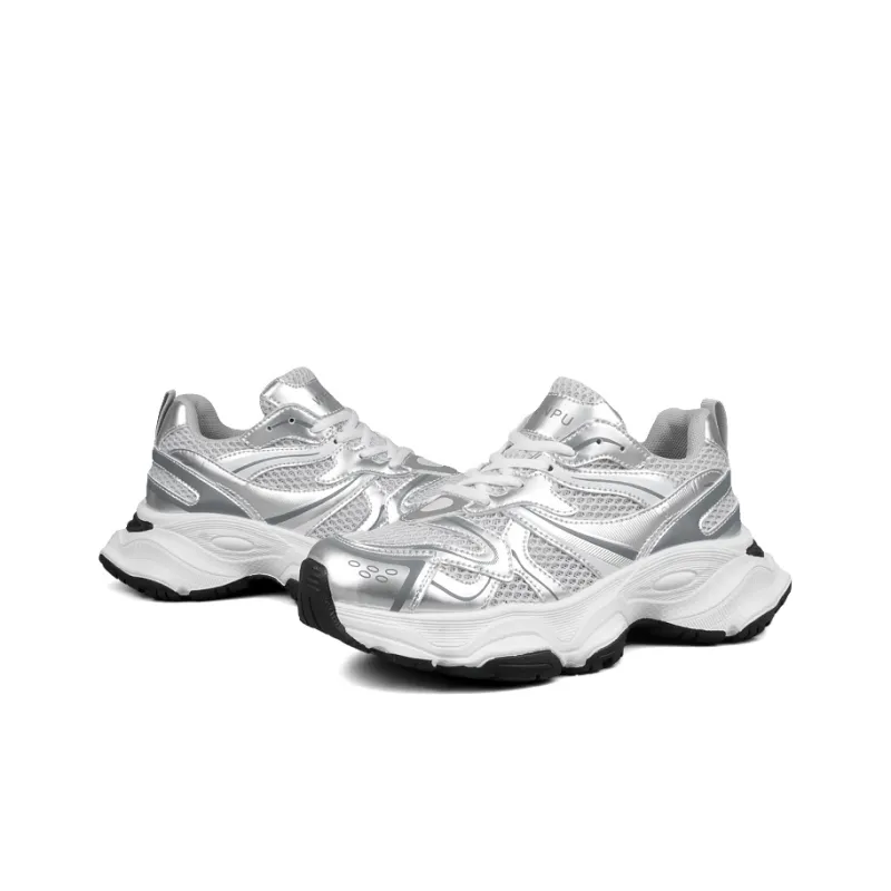 WENPU Cushioning Moisture Wicking Lightweight Low Top Chunky Sneakers Women's-10