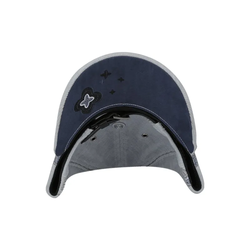 SWOFCARE Cotton Wool Leather Baseball Caps Unisex-4