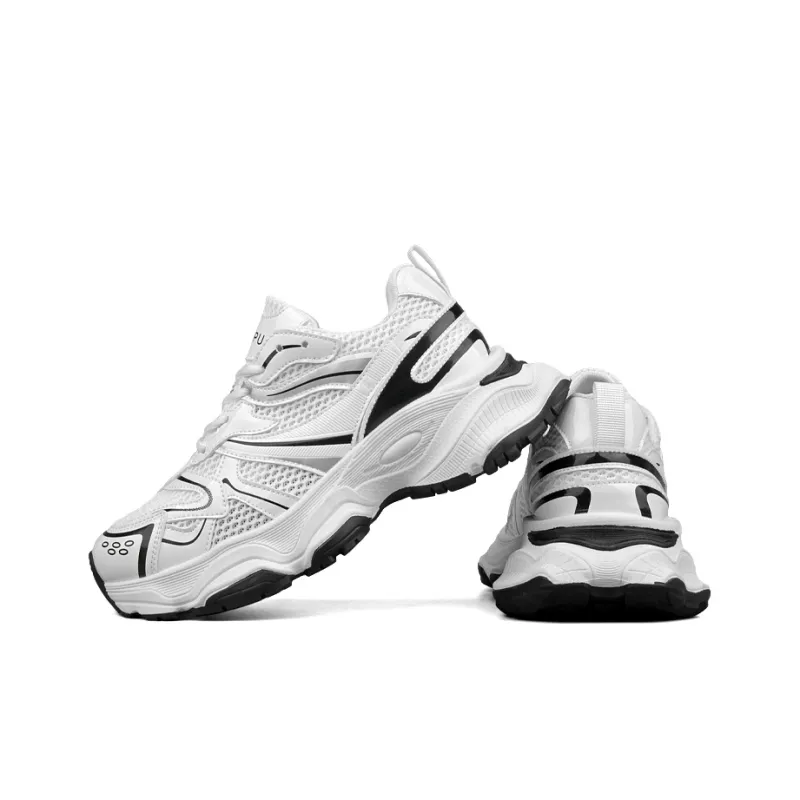 WENPU Cushioning Moisture Wicking Lightweight Low Top Chunky Sneakers Women's-15