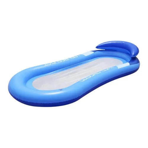 Adandyish Inflatable Backrest Float Surfing Float Sandcastle Net Sky Blue Kids
 Surfing Board Water Play Sky Blue