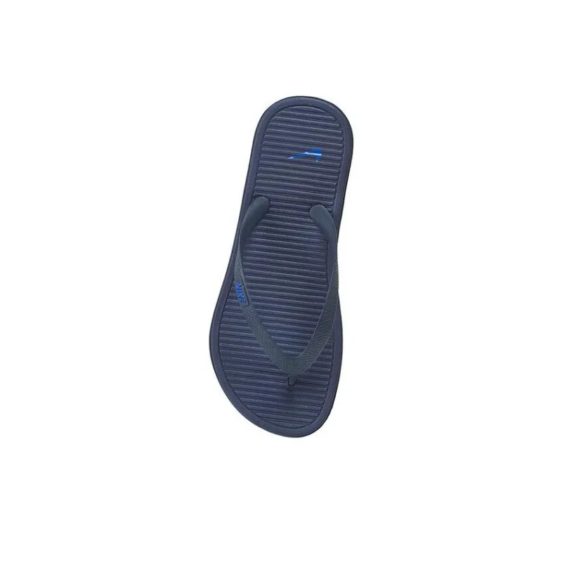 Nike Solarsoft Thong 2 Minimalistic Black Blue Slippers 'Black Blue'-3