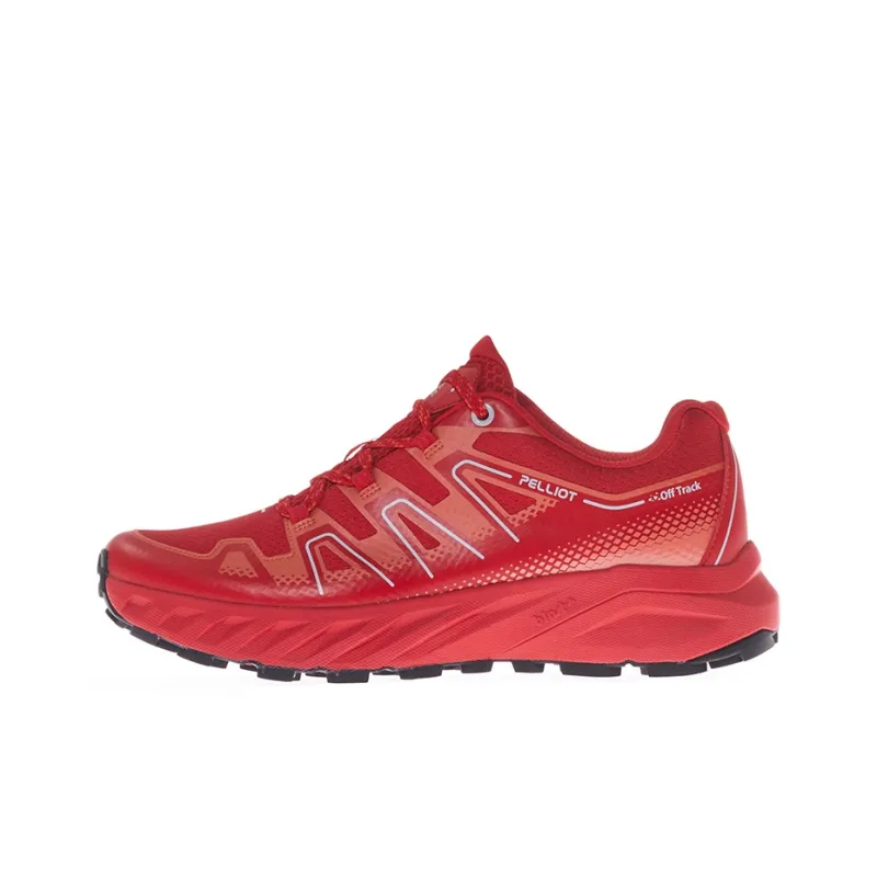 PELLIOT Classic 1.0 Hiking / Trekking Shoes Unisex Low Top [Men's]Light Khaki/Black Gray/Energetic Red[Women's]Light Khaki/Black Gray/Energetic Red-25