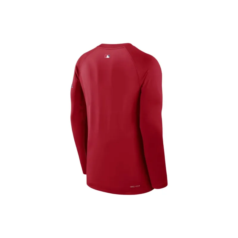 Nike Los Angeles Angels Authentic Collection Game Time Men's Nike Dri FIT Mlb Long Sleeve T Shirt-1