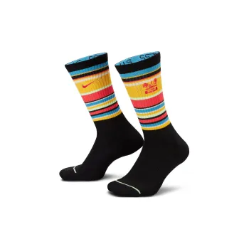Nike Basketball Socks Men's Black/Molten Red