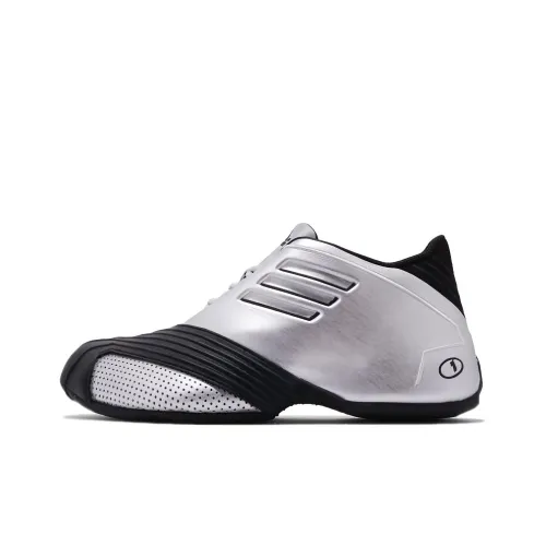 Adidas T Mac 1 Vintage Basketball Shoes Men Mid-Top Silver/Black